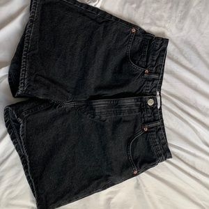 Zara High Rise Dad Shorts